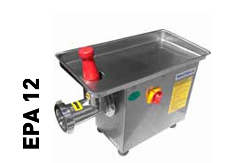 Mateka EPA 12m Et Kıyma Makinesi No:12 Paslanmaz Ayna/Bıçak, 230V , 106913