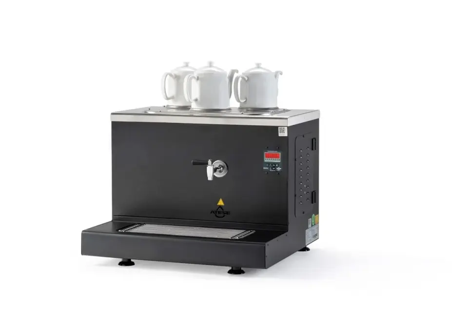 Ateşe Cappadocia Dijital Elektrikli 3 Demlikli Çay Makinesi, STATIC CDE3