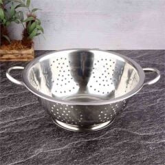 Epinox Çelik Makarna Süzgeçi MS 34, 34 cm