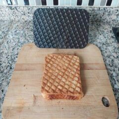 Remta Küçük Döküm Kareli Desen Tost Ütüsü,  29x53x33 cm , P900
