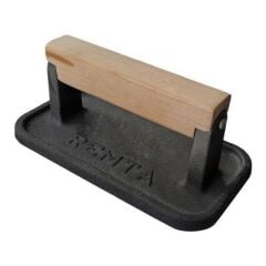 Remta Büyük Döküm Kareli Desen Tost Ütüsü , 27x57x27 cm, P901