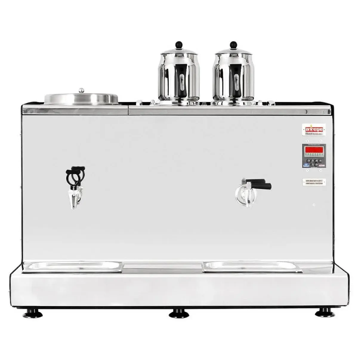 Ateşe Aspendos Smart Elektrikli 9 Lt 2 Demlikli Çay Makinesi, STATIC ASE450