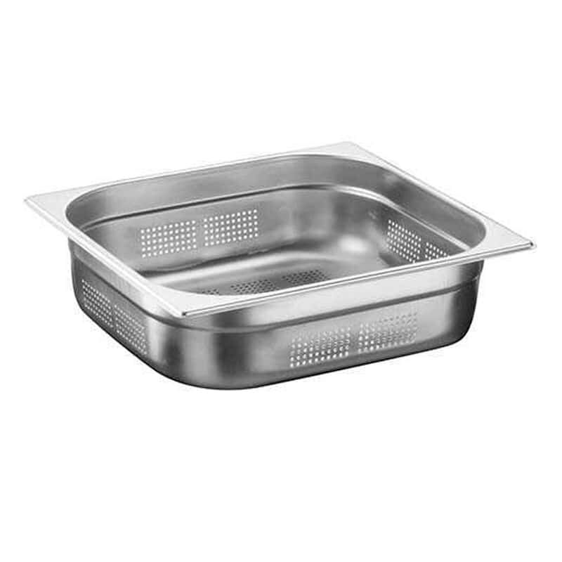 Üret Çelik GN 2/3 200mm Delikli Gastronom Küvet, GST 60