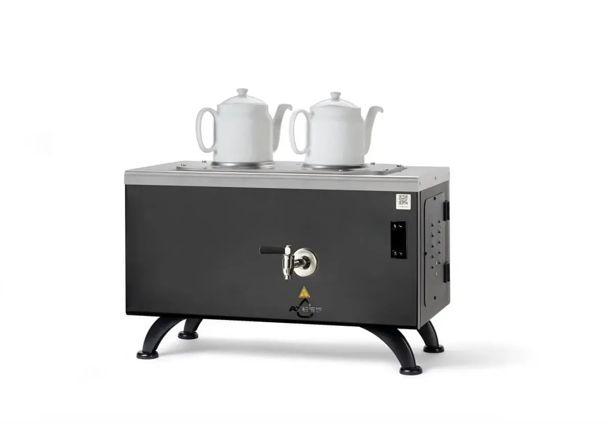 Ateşe Efes Dijital Elektrikli 2 Demlikli Çay Makinesi, STATIC EDE2