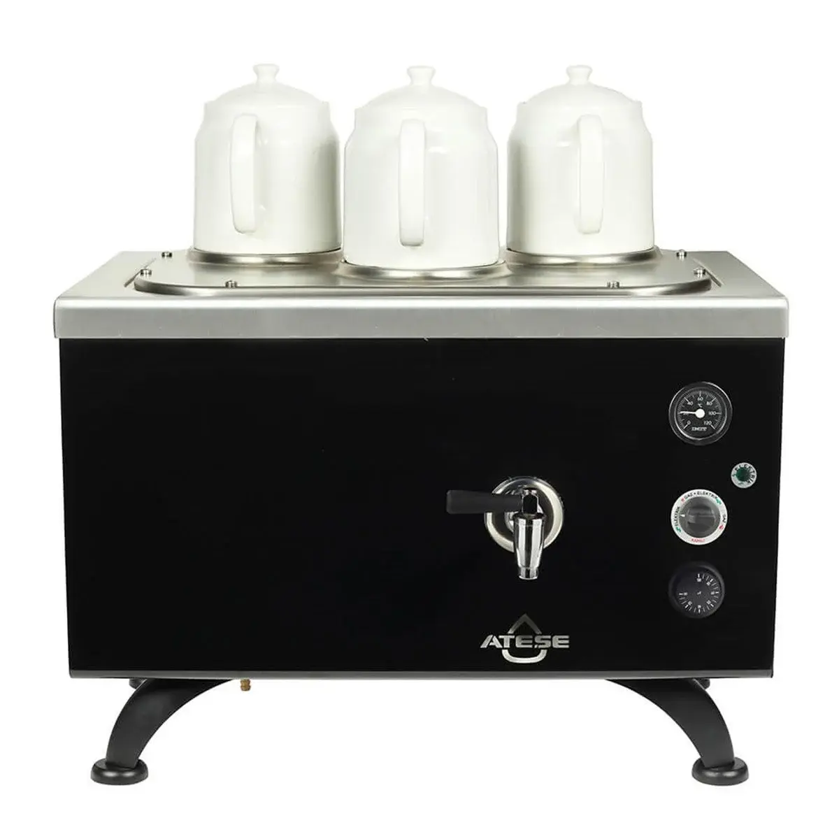 Ateşe Efes Analog Elektrikli 3 Demlikli Çay Makinesi, STATIC EAE3
