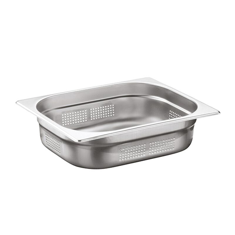 Üret Çelik GN 1/2 200mm Delikli Gastronom Küvet, GST 66
