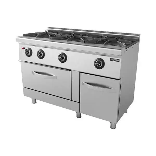 Empero Gazlı Ocak 3 Brülörlü-Kuzineli, 120x63x85, EMP.6KG031