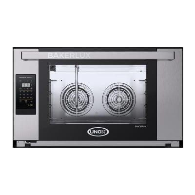 Unox Bakerlux SHOP.Pro LED Rosella Konveksiyonlu Patiseri Fırın, 4 Tepsi Kapasiteli, 40X60 cm, Elektrikli , XEFT-04EU-ELDV