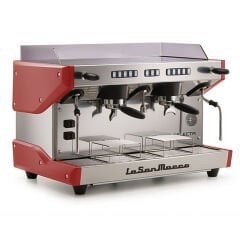 La San Marco Delecta 2 Gruplu Espresso Makinesi, Kırmızı,