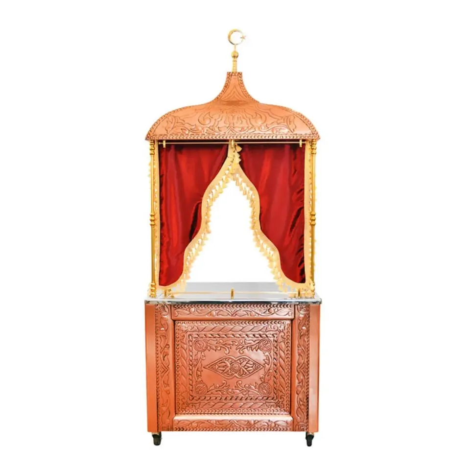 Ateşe Eren Kahveci Güzeli Sunum Arabası, 90x60x255 RETRO EKG90