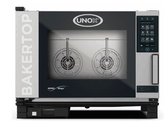 Unox Bakertop Plus Combi Patiseri Fırın, 4 Tepsi Kapasiteli, 40X60 cm, Elektrikli, XEBC-04EU-EPRM