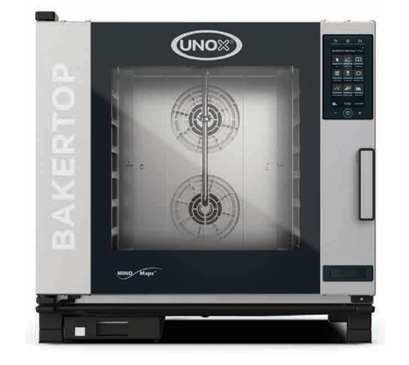 Unox Bakertop Plus Combi Patiseri Fırın, 6 Tepsi Kapasiteli, 40X60 cm, Elektrikli, XEBC-06EU-EPRM