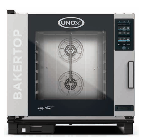 Unox Bakertop Plus Combi Patiseri Fırın, 6 Tepsi Kapasiteli, 40X60 cm, Gazlı, XEBC-06EU-GPRM