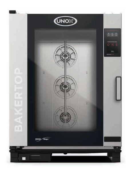 Unox Bakertop One  Combi Patiseri Fırın, 10 Tepsi Kapasiteli, 40X60 cm, Elektrikli, XEBC-10EU-E1RM