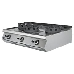 Empero Gazlı Wok Ocağı 3 Brulörlü, 120x73x30, EMP.PLS.7WK030
