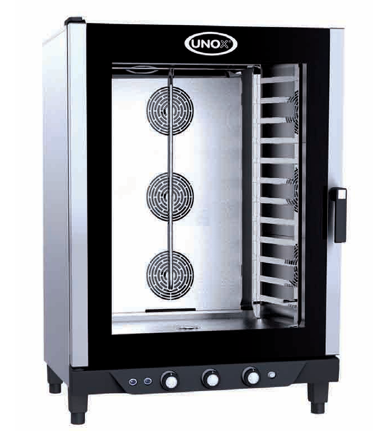 Unox Cheflux Manuel Konveksiyonlu Fırın, 12 GN 1/1 Kapasiteli, Elektrikli, XV-893