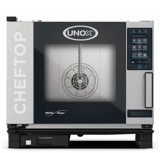Unox Cheftop Plus Combi Fırın, 5 GN 1/1 Kapasiteli, Gazlı, XEVC-0511-GPRM