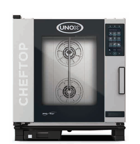 Unox Cheftop Plus Combi Fırın, 7 GN 1/1 Kapasiteli, Gazlı, XEVC-0711-GPRM