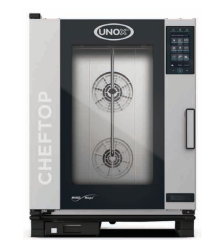 Unox Cheftop Plus Combi Fırın, 10 GN 1/1 Kapasiteli, Gazlı, XEVC-1011-GPRM