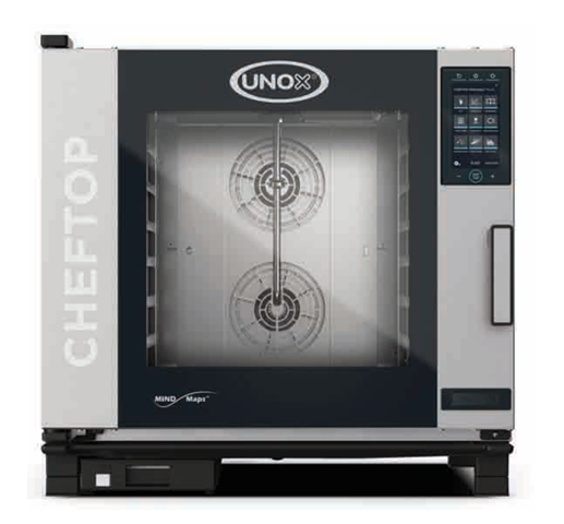 Unox Cheftop Plus Combi Fırın, 6 GN 2/1 Kapasiteli, Gazlı, XEVC-0621-GPRM