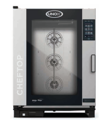 Unox Cheftop Plus Combi Fırın, 10 GN 2/1 Kapasiteli, Gazlı, XEVC-1021-GPRM