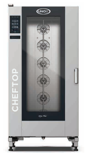 Unox Cheftop Plus Combi Fırın, 20 GN 2/1 Kapasiteli, Elektrikli, XEVL-2021-YPRS