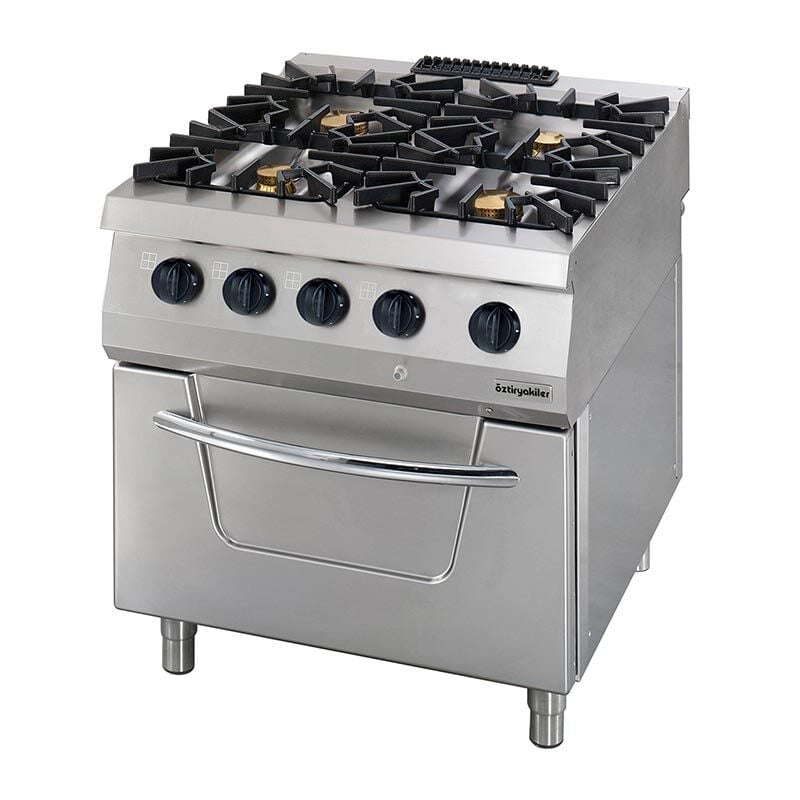 Öztiryakiler Döküm Fırınlı Kapalı Kuzine, 80x90 cm, Gazlı, 7865.N1.80908.12