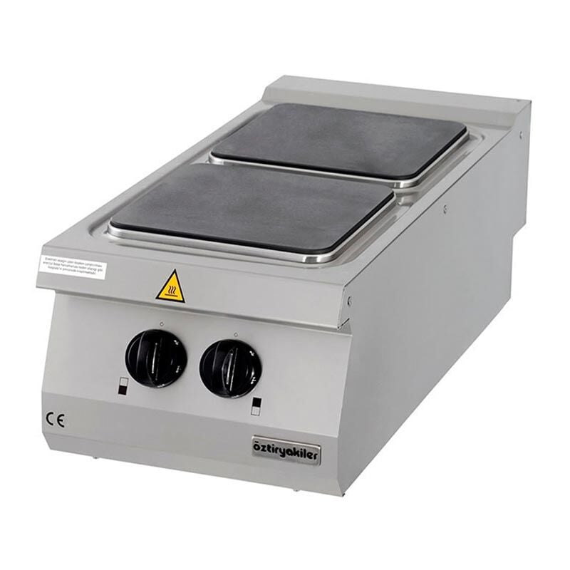 Öztiryakiler Set Üstü İkili Ocak, 40x90x30 cm, Elektrikli 7865.N1.40903.21
