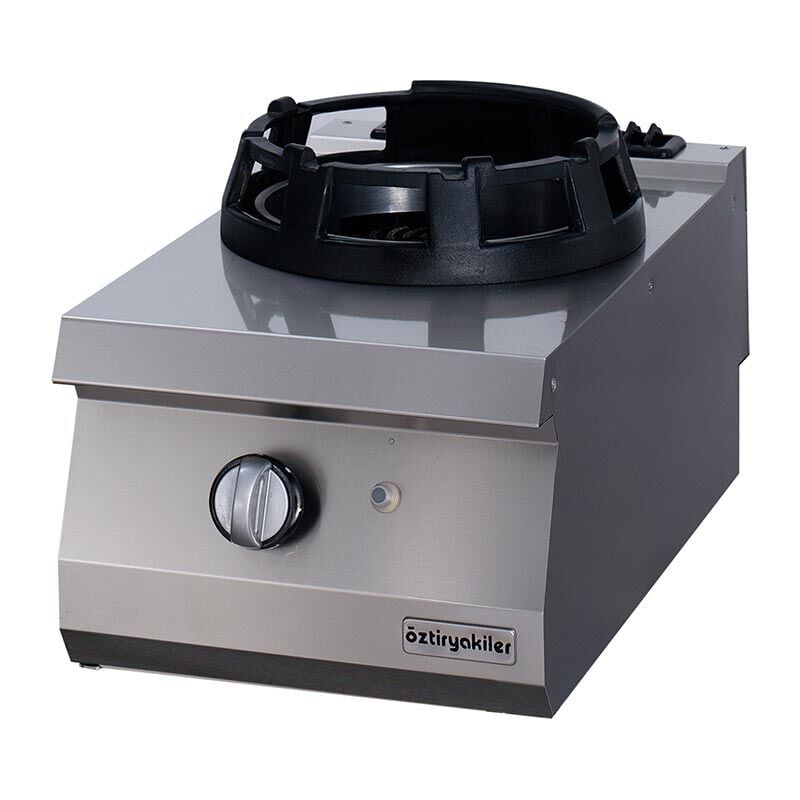 Öztiryakiler Set Üstü Wok Ocak, 40x90x30 cm, Gazlı 7865.N1.40903.WK