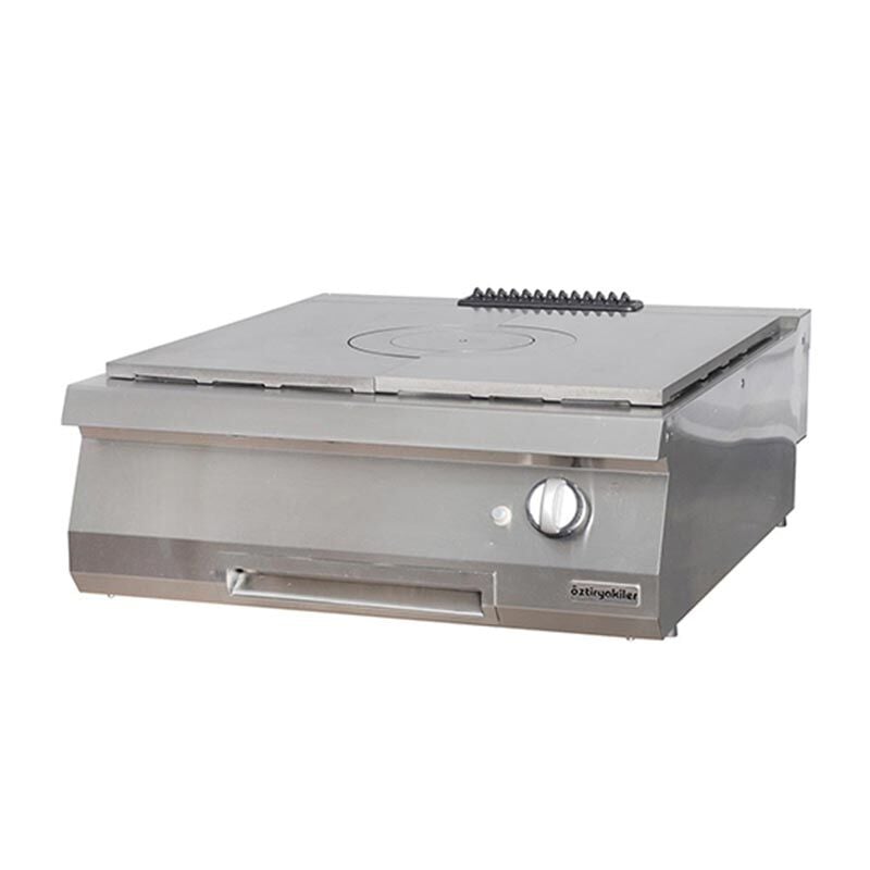 Öztiryakiler Set Üstü Kapalı Döküm Ocak, 80x90x30 cm, Gazlı 7865.N1.80903.22