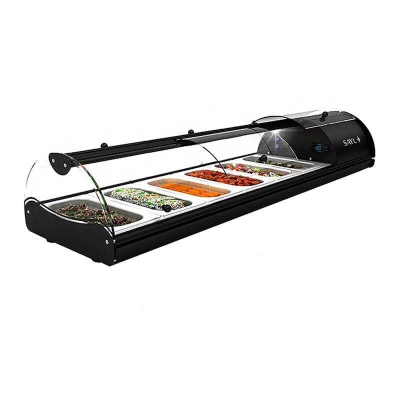 Sayl Self Servis Tapas Cuba GN S4N Soğuk Teşhir Ünitesi, 108x39x24 cm, S4N