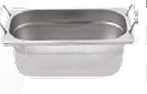 Üret Çelik GN 1/3 100mm Saplı Gastronom Küvet, GST 115