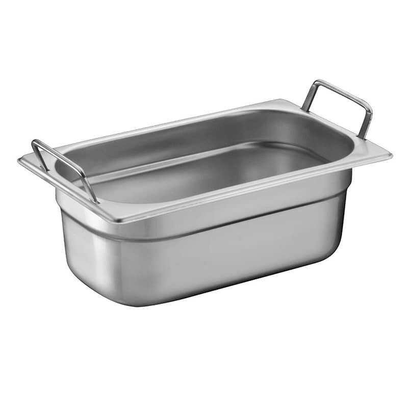 Üret Çelik GN 1/4 65mm Saplı Gastronom Küvet, GST 118