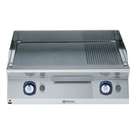 Electrolux Professional E7IIKAAOMEA Set Üstü Düz Pleyt Izgara, 80x73x25 cm, Gazlı