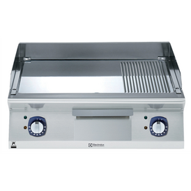 Electrolux Professional E7FTEHCSI0 Set Üstü Düz Pleyt Izgara, 80x73x25 cm, Elektrikli