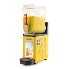 Samixir Mono Allure Ice Slush, Milkshake ve Soğuk Meyve Suyu Dispenseri, 12 L, Sarı, 19x53x77 cm, SLUSH12.YA
