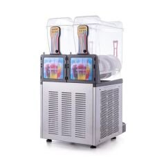 Samixir Twin Allure Ice Slush, Milkshake ve Soğuk Meyve Suyu Dispenseri, 12+12 L, Inox, 39x53x77 cm, SLUSH24.IA