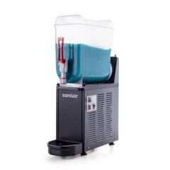Samixir Mono Ice Slush, Milkshake ve Soğuk Meyve Suyu Dispenseri, 12 L, Siyah, 19x53x77 cm, SLUSH12.B