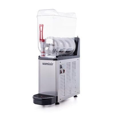 Samixir Mono Ice Slush, Milkshake ve Soğuk Meyve Suyu Dispenseri, 12 L, Inox, 19x53x77 cm, SLUSH12.I
