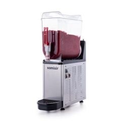 Samixir Mono Ice Slush, Milkshake ve Soğuk Meyve Suyu Dispenseri, 12 L, Inox, 19x53x77 cm, SLUSH12.I