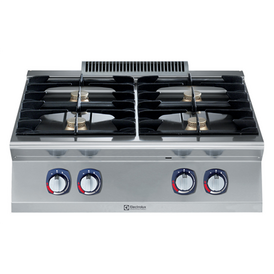 Electrolux Professional E7GCGD2C00 Açık Ateş Set Üstü Ocak, 2 Brulör, 40x73 cm, Gazlı
