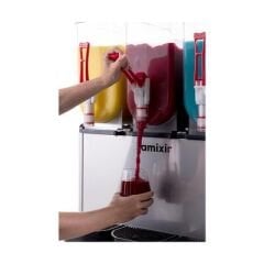 Samixir Triple Ice Slush, Milkshake ve Soğuk Meyve Suyu Dispenseri, 12+12+12 L, Sarı, 59x53x77 cm, SLUSH36.Y