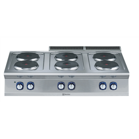 Electrolux Professional E7ECEH4Q00 Set Üstü Ocak, 4 Kare Brulör, 80x73 cm, Elektrikli