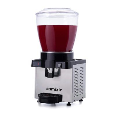 Samixir Panoramik Dijital Soğuk İçecek Dispenseri, 22 L, Inox, 35X40X75 cm, M22.DI
