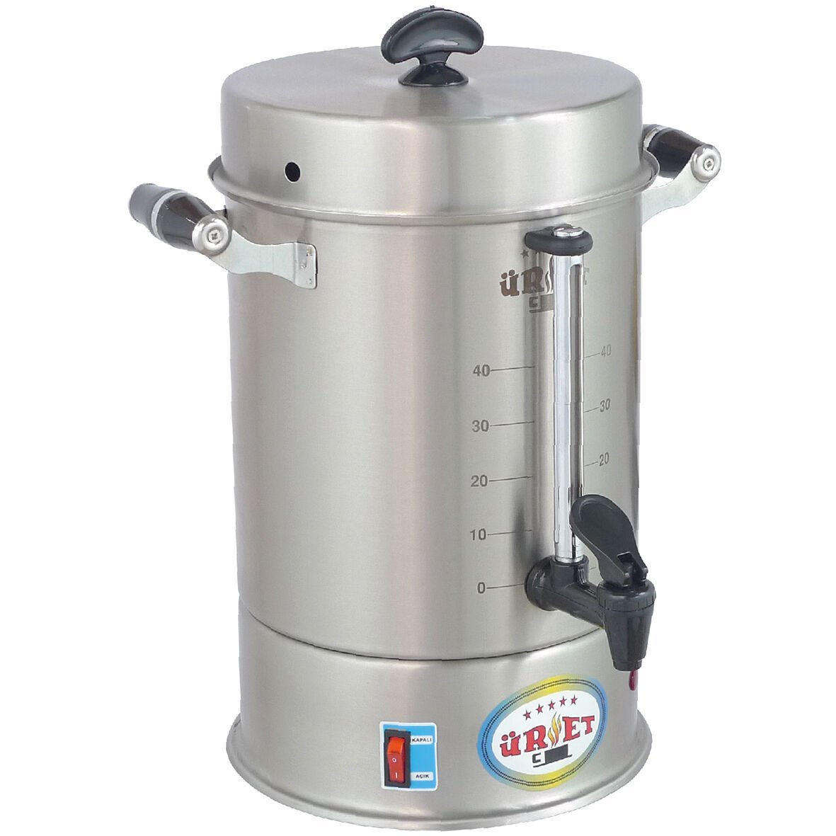 Üret Çelik 14 Litre Filtre Kahve Makinesi, FKM 160