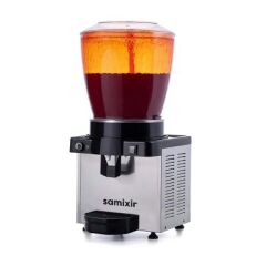 Samixir Panoramik Analog Soğuk İçecek Dispenseri, 22 L, Inox, Fıskiyeli, 35X40X76 cm, S22.AI