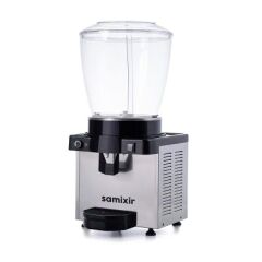 Samixir Panoramik Analog Soğuk İçecek Dispenseri, 22 L, Inox, Fıskiyeli, 35X40X76 cm, S22.AI