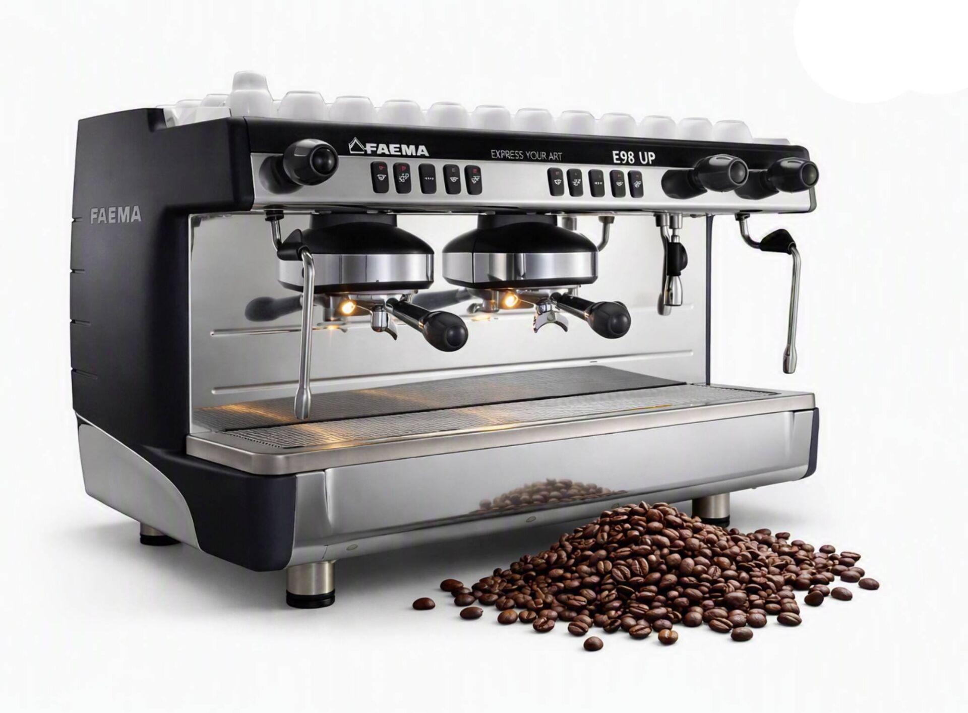 Faema E98 UP A/2 TALL CUP Tam Otomatik Espresso Kahve Makinesi, 2 Gruplu, E98 UP A/2 TALL CUP