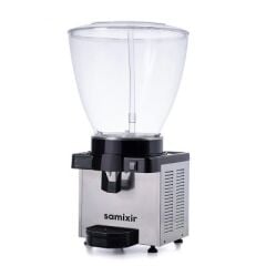 Samixir Panoramik Dijital Soğuk İçecek Dispenseri, 40 L, Inox, Fıskiyeli, 45X45X83 cm, S40.DI