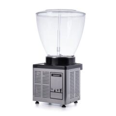 Samixir Panoramik Dijital Soğuk İçecek Dispenseri, 40 L, Inox, Fıskiyeli, 45X45X83 cm, S40.DI